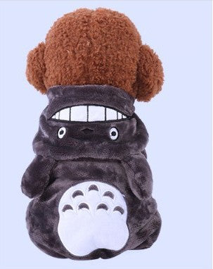 Pet Dog Clothes Pet Dog Warm Coat With Hooded Cute Animal Totoro Pack