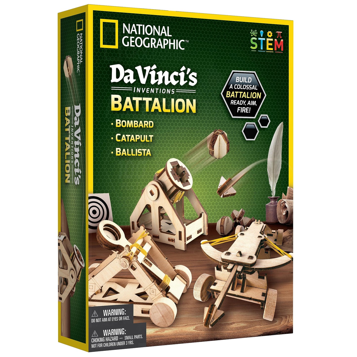 NatGeo Da Vinci Catapult - 3D Puzzle STEM Toy - n a - puzzle
