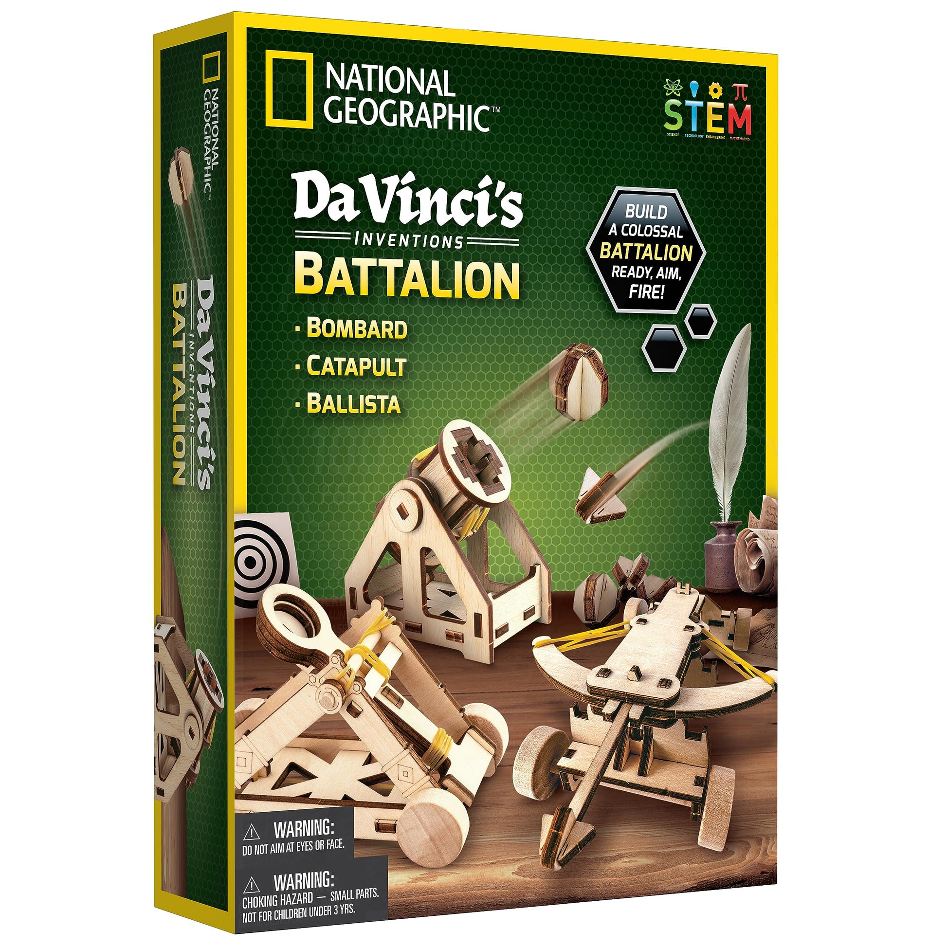 NatGeo Da Vinci Catapult - 3D Puzzle STEM Toy - n a - puzzle