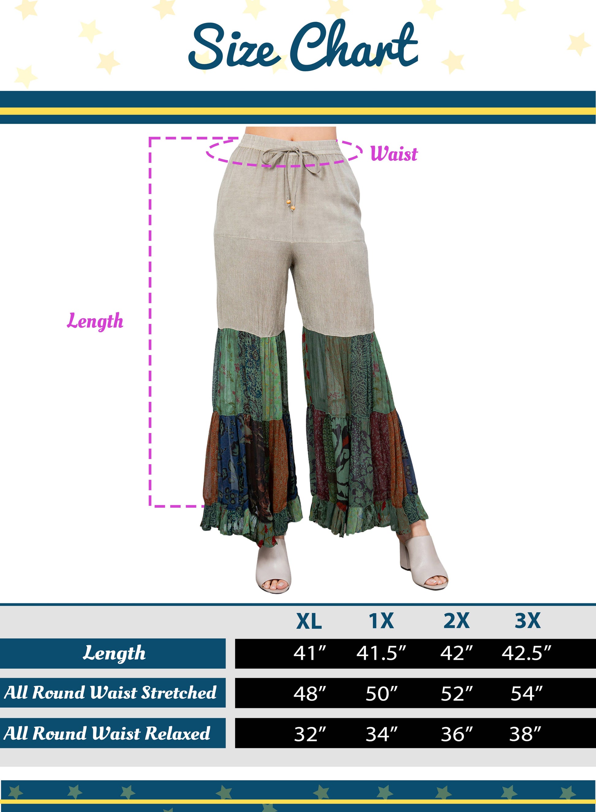60's Bohemian Bell Bottom Pants- DoodleBug's- {{Product type}}