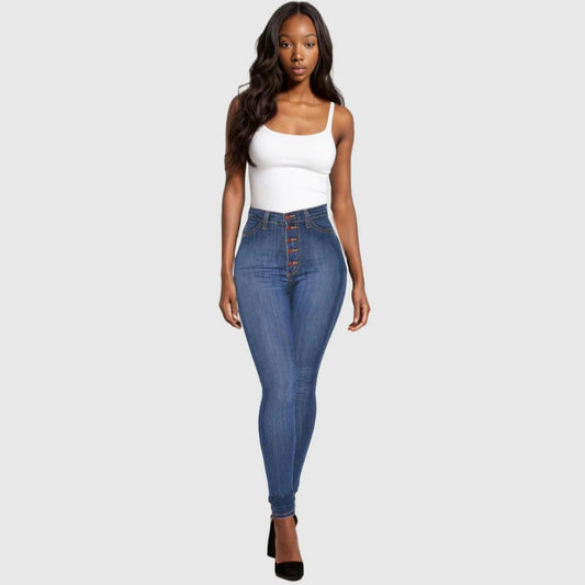 Ladies Denim Casual Straight leg Jeans