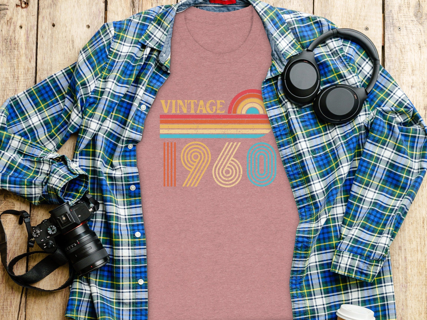 Retro Vintage 1960 Graphic Design Cool Style T-Shirt- Cloud 16 Clothing Co.- {{Product type}}