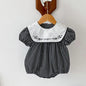 Baby Sleeveless Princess Dress black white