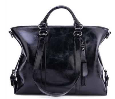 Handbag Shoulder Bag Vintage Style Tote - Black - handbag