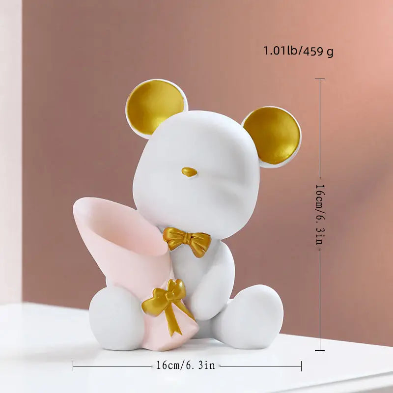 Creative Mini Bear Vase - - vase