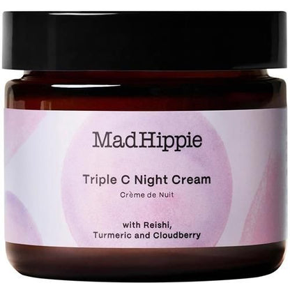 Mad Hippie Triple C Night Cream – Face Moisturizer, Skin-Brightening, Anti-Aging Skin Care With 3 Forms Of Vitamin C, 2.1 Oz - - Skin Care