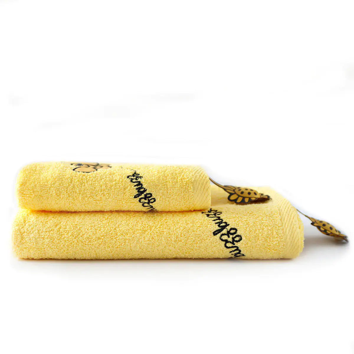 Milk&Moo Buzzy Bee Baby Towel Set of 2