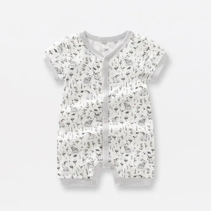Bamboo Fiber Baby Zippered Romper - Kia Day Design