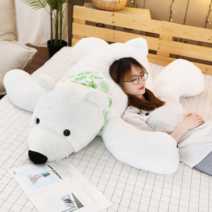 Giant Polar Bear Plush Toy Kia Day Design