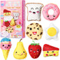 16 Sets Food Themed Sewing Kit for Kids - Food - sewing kit