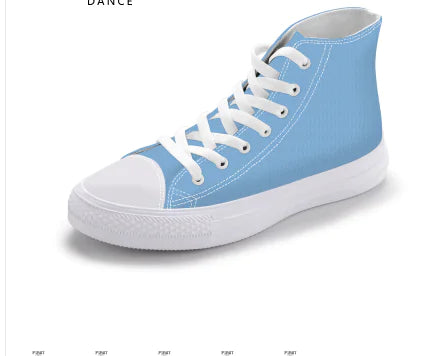 High Top Canvas Sneakers - Kia Day Design