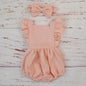 Organic Cotton Summer Baby Girl Clothes Pink 12M