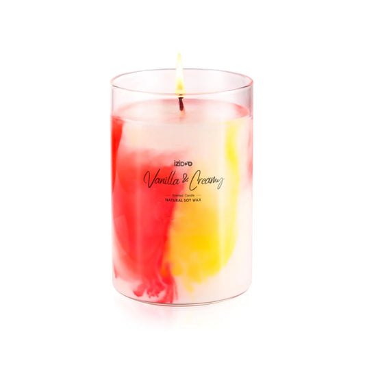 IZIDDO Scented Candles Vanilla & Creamy Extra Strong Scented Candle - Vanilla & Creamy 15oz - candle