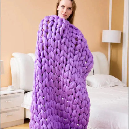 Zen Weighted Knit Blanket Purple 120 * 150 Centimeter