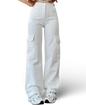 Viral Vintage Cargo Pants White 3XL