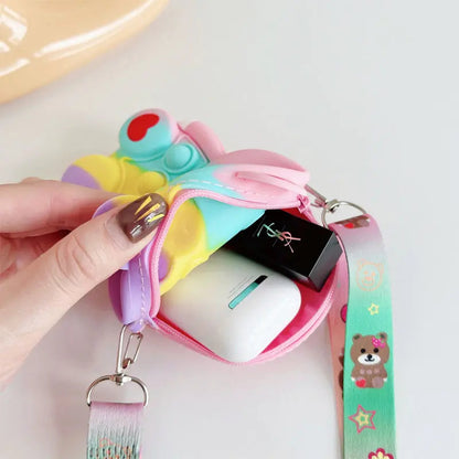 Antistress Bear Shoulder Bag Toy Kia Day Design