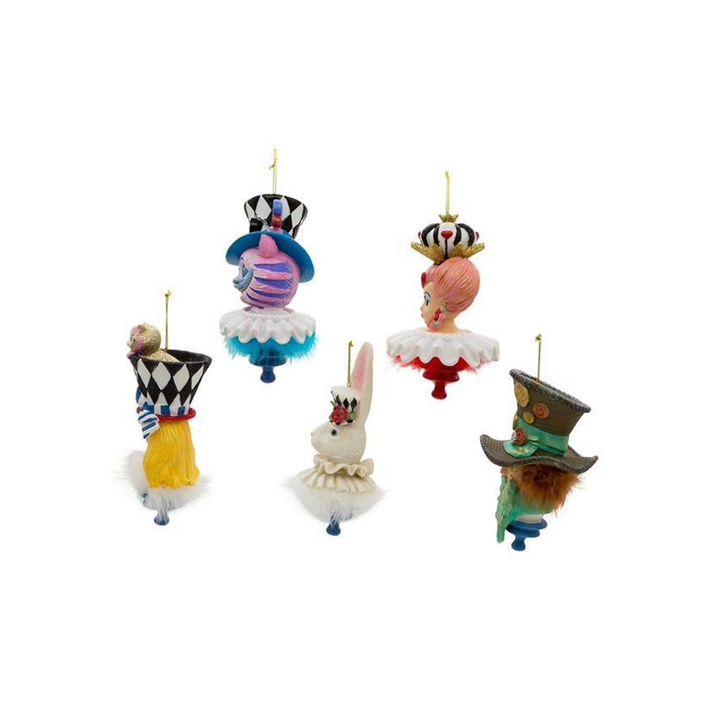6" Holly Hats™ Cheshire Cat Hat Ornament by Kurt Adler - - Seasonal Decor, Christmas