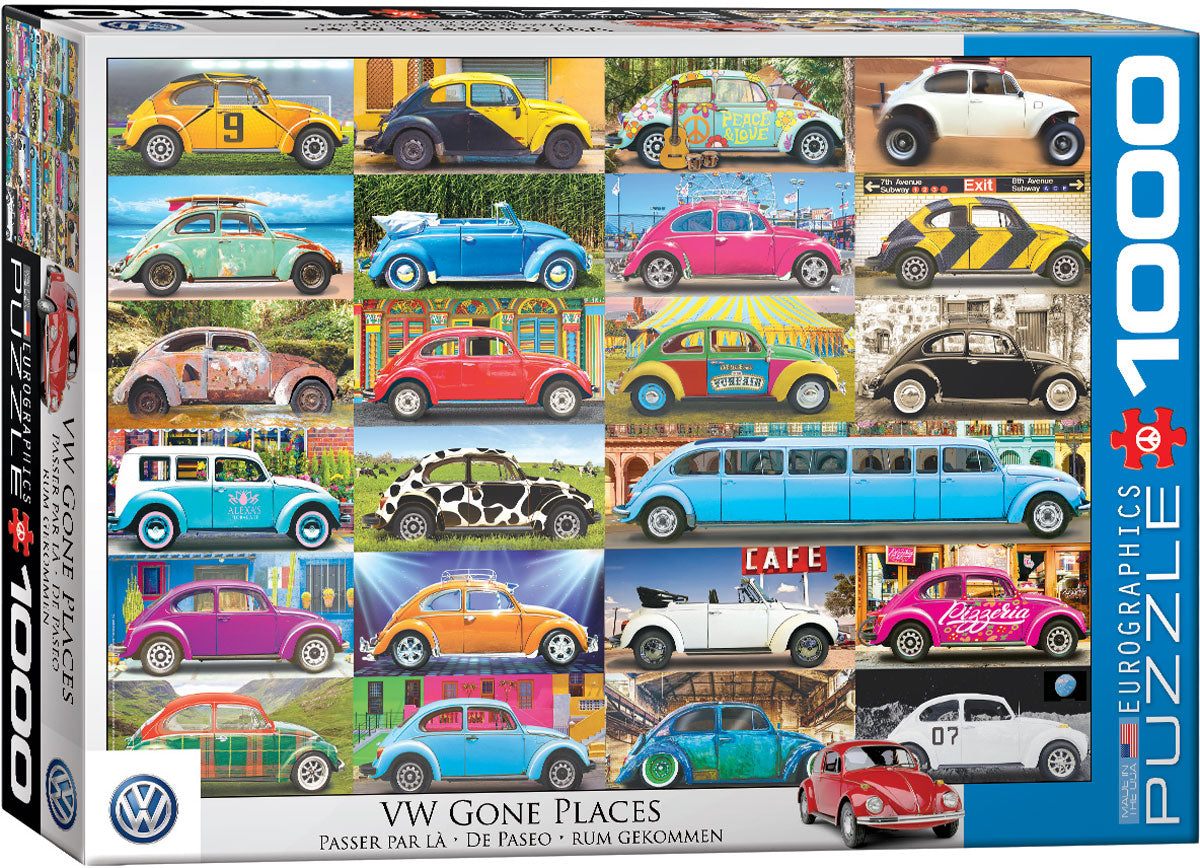 Puzzle: The VW Groovy Collection - VW Gone Places - - Puzzle