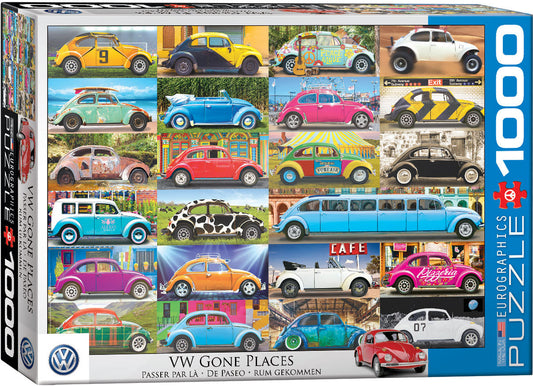 Puzzle: The VW Groovy Collection - VW Gone Places - - Puzzle