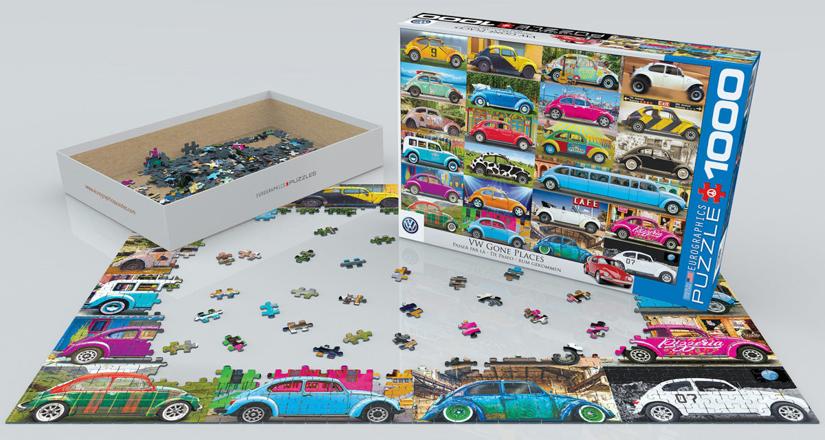 Puzzle: The VW Groovy Collection - VW Gone Places - - Puzzle