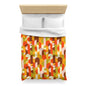 Vibrant Retro Microfiber Duvet Cover - Kia Day Design