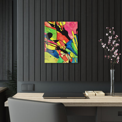 Exploding Earth Acrylic Prints 16" x 20" (Vertical) Glossy