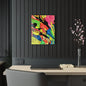 Exploding Earth Acrylic Prints 16" x 20" (Vertical) Glossy