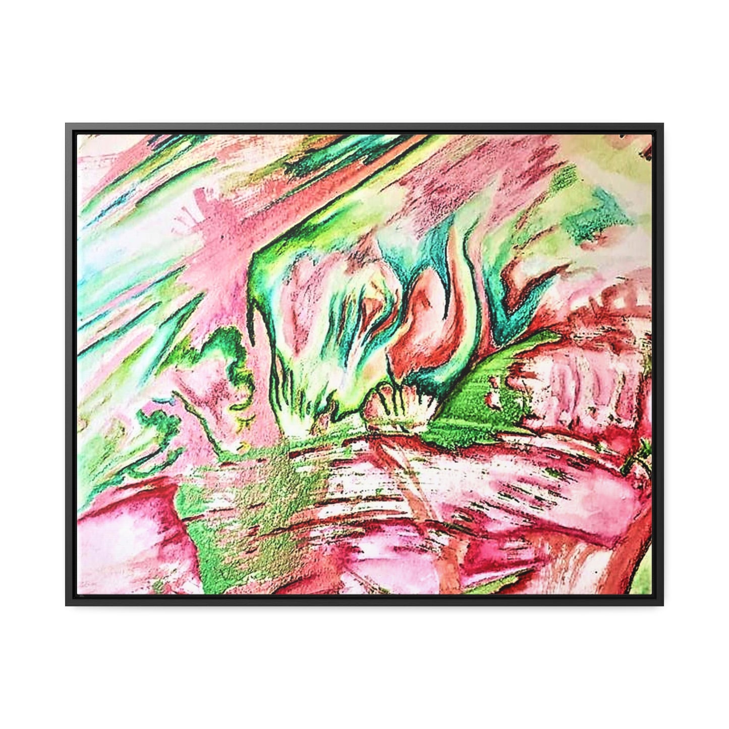 Pink Forest Gallery Canvas Wraps, Horizontal Frame