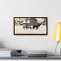 Milk Man Gallery Canvas Wraps Horizontal Frame 20″ x 10″ Walnut 1.25"