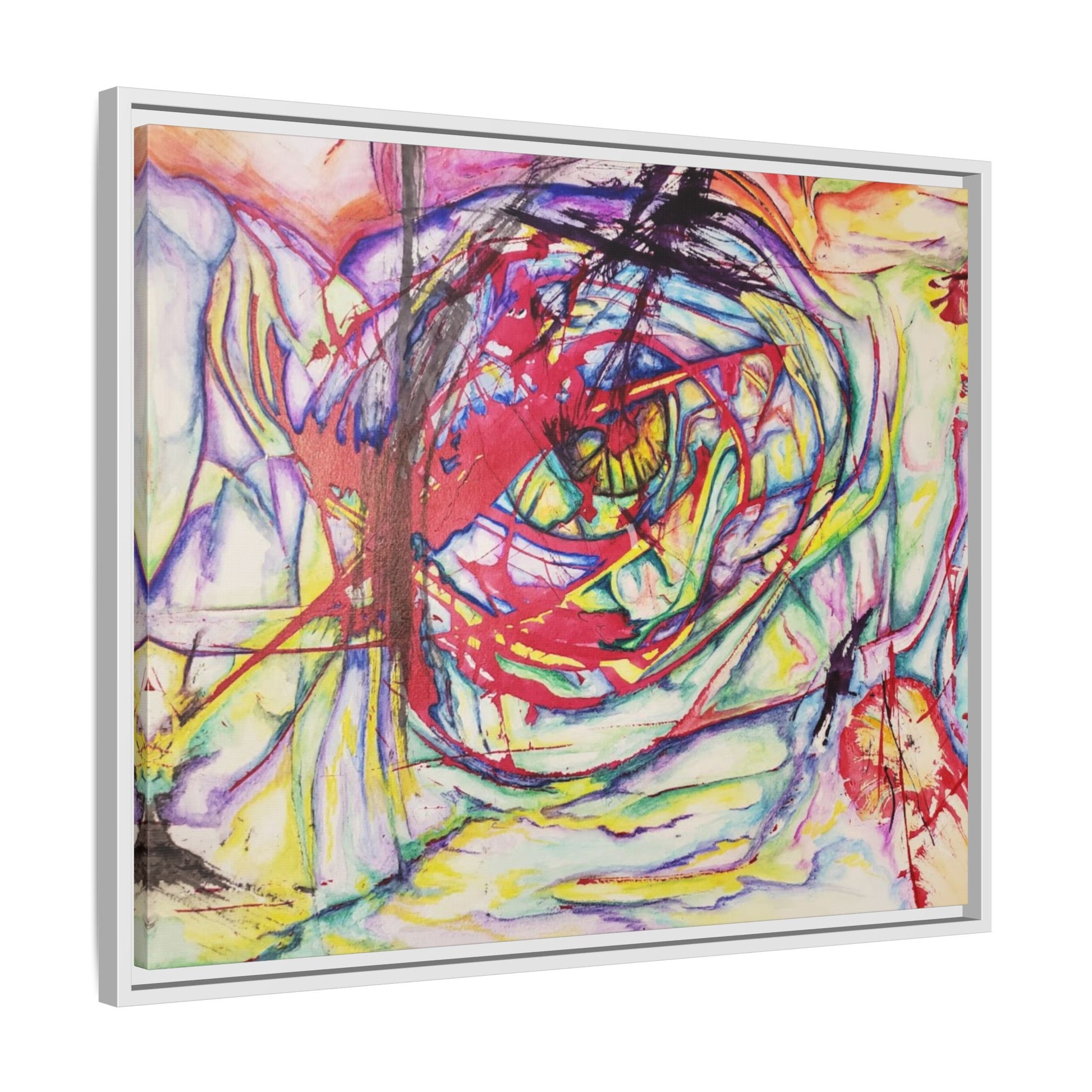 The Eye Framed Art Print - Kia Day Design