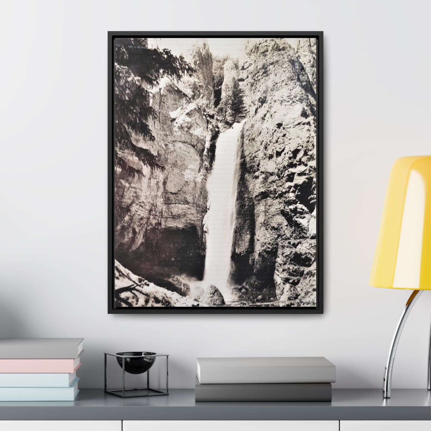 Tower Falls Yellowstone Gallery Canvas Wraps, Vertical Frame