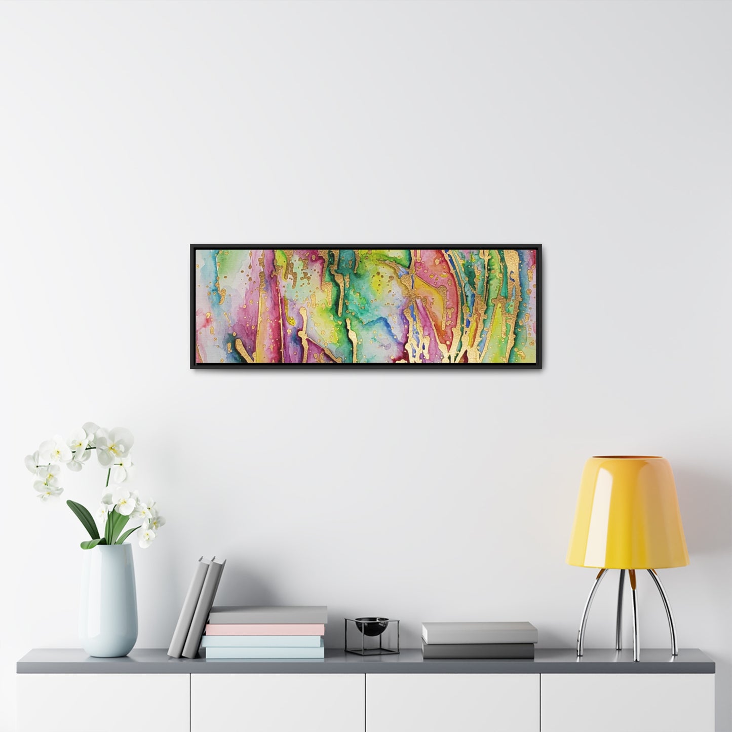 Acid Face Gallery Canvas Wraps, Horizontal Frame