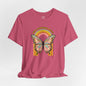 Butterfly Rainbow Women's T-Shirt - Vintage Graphic Tee for Nature Lovers- Cloud 16 Clothing Co.- {{Product type}}