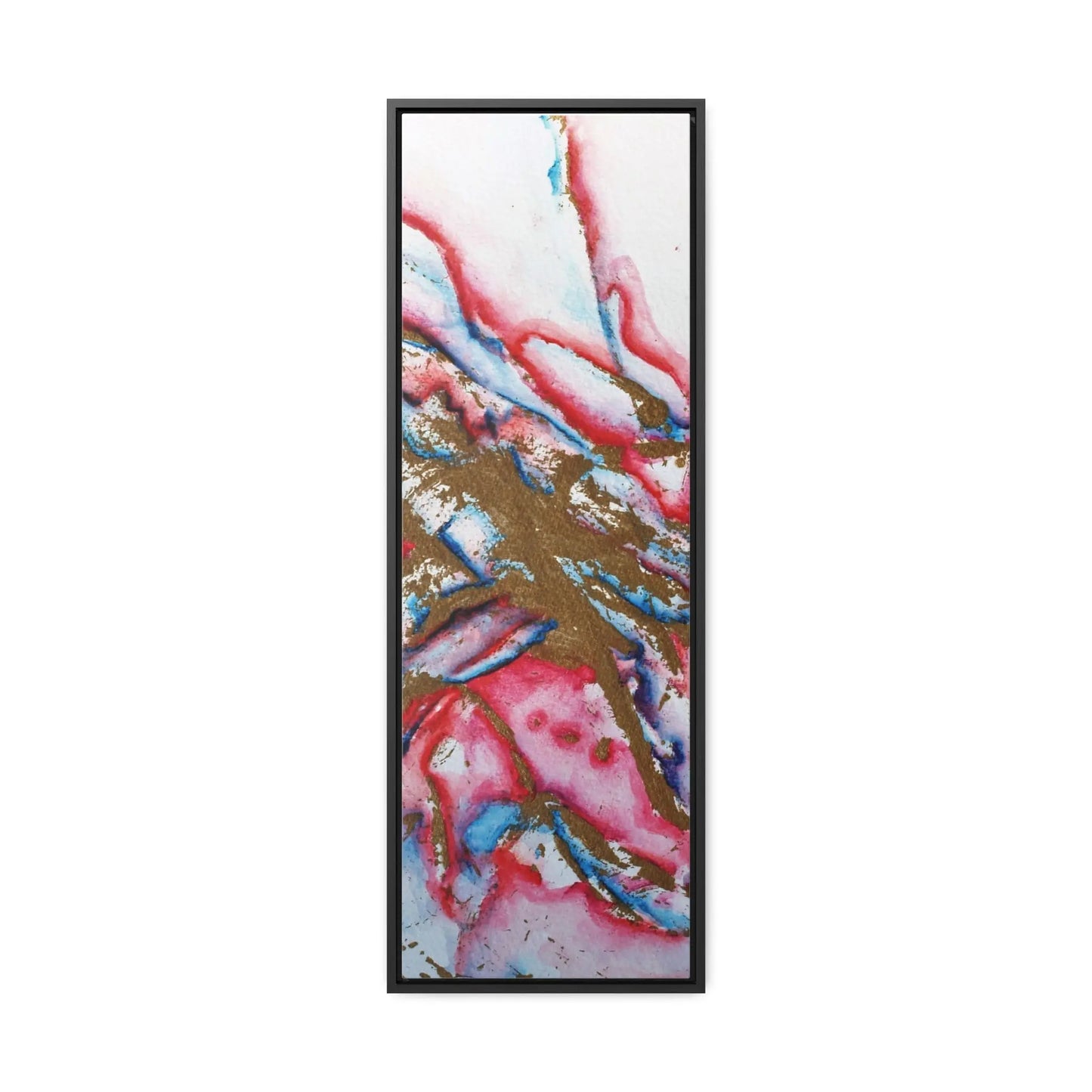 Abstract Love Gallery Canvas Wraps, Vertical Frame 12″ x 36″ Premium Gallery Wraps (1.25″)