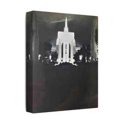 Golden Gate International Exposition Night Satin Canvas Stretched
