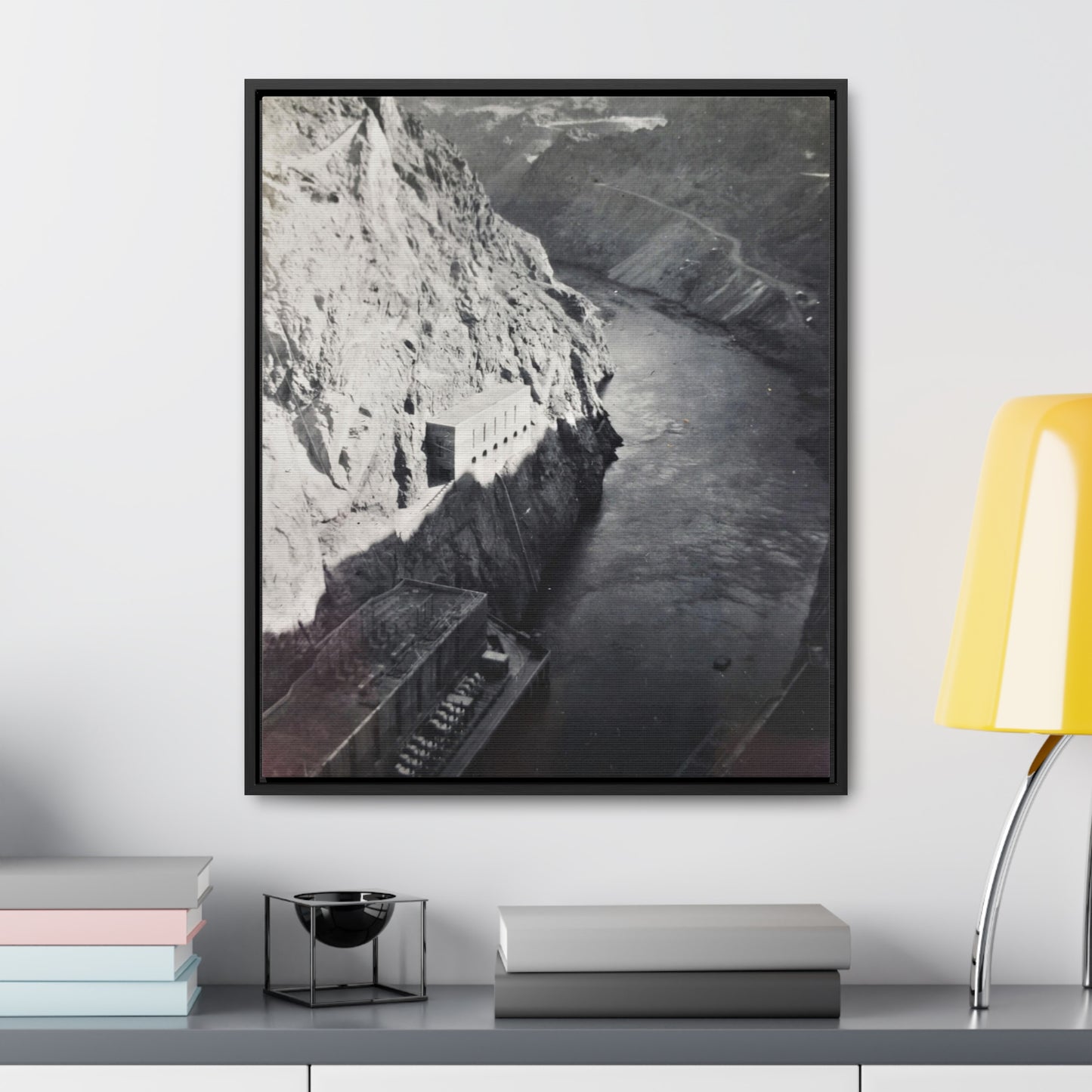 Boulder Dam Gallery Canvas Wraps, Vertical Frame