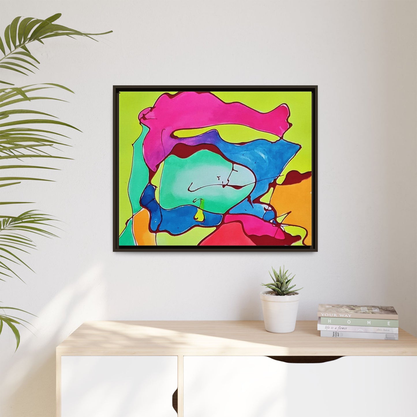 Kool Kid Matte Canvas Framed - Kia Day Design