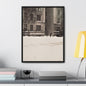 430 W 119th St New York Gallery Canvas Wraps Vertical Frame 18″ x 24″ Premium Gallery Wraps (1.25″) Black white