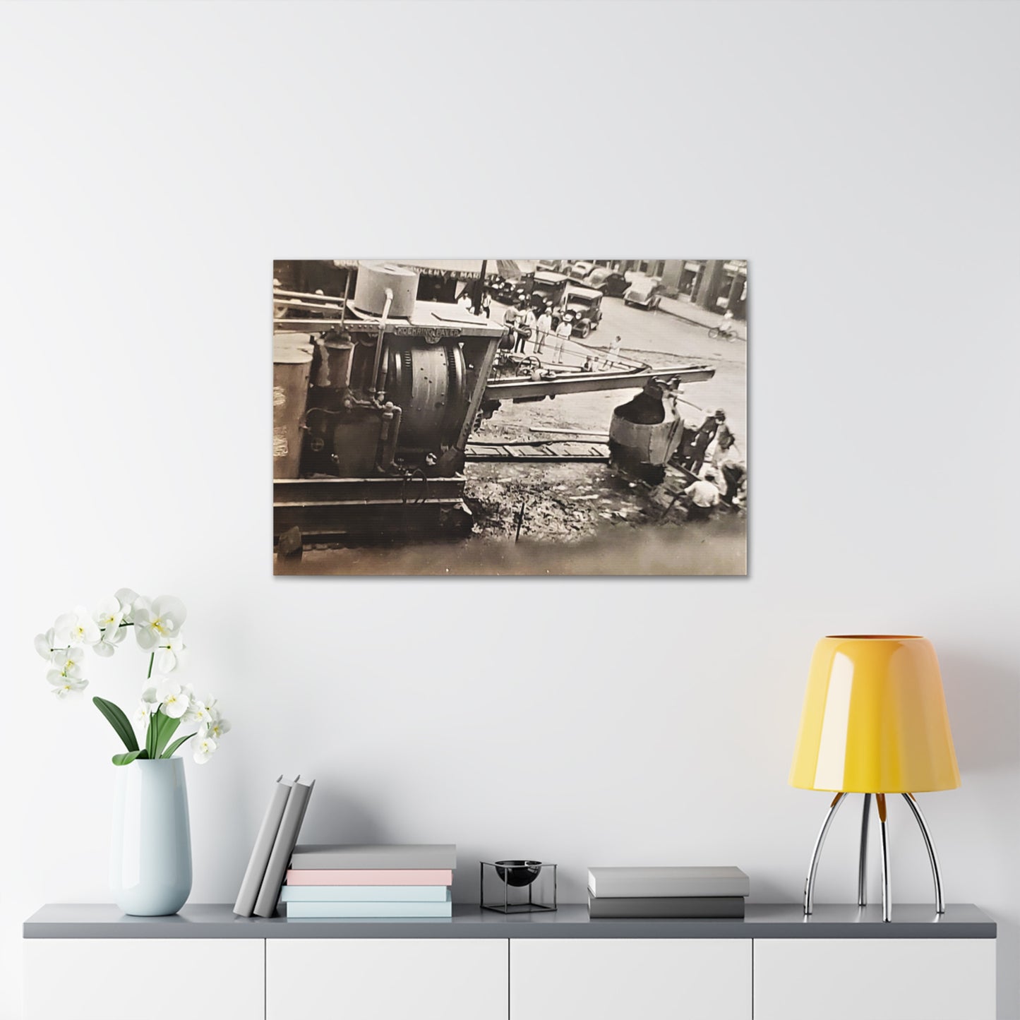 Concrete Worker Canvas Gallery Wraps