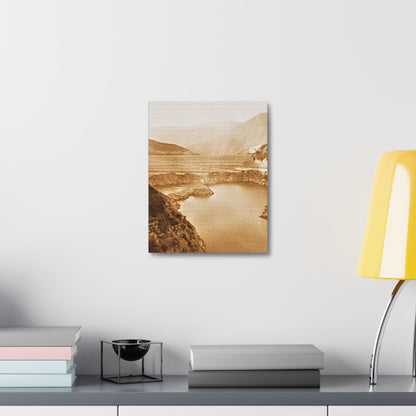 San Gabriel Dirt Fill Dam #1 Stretched Canvas 1.5" 11″ x 14″
