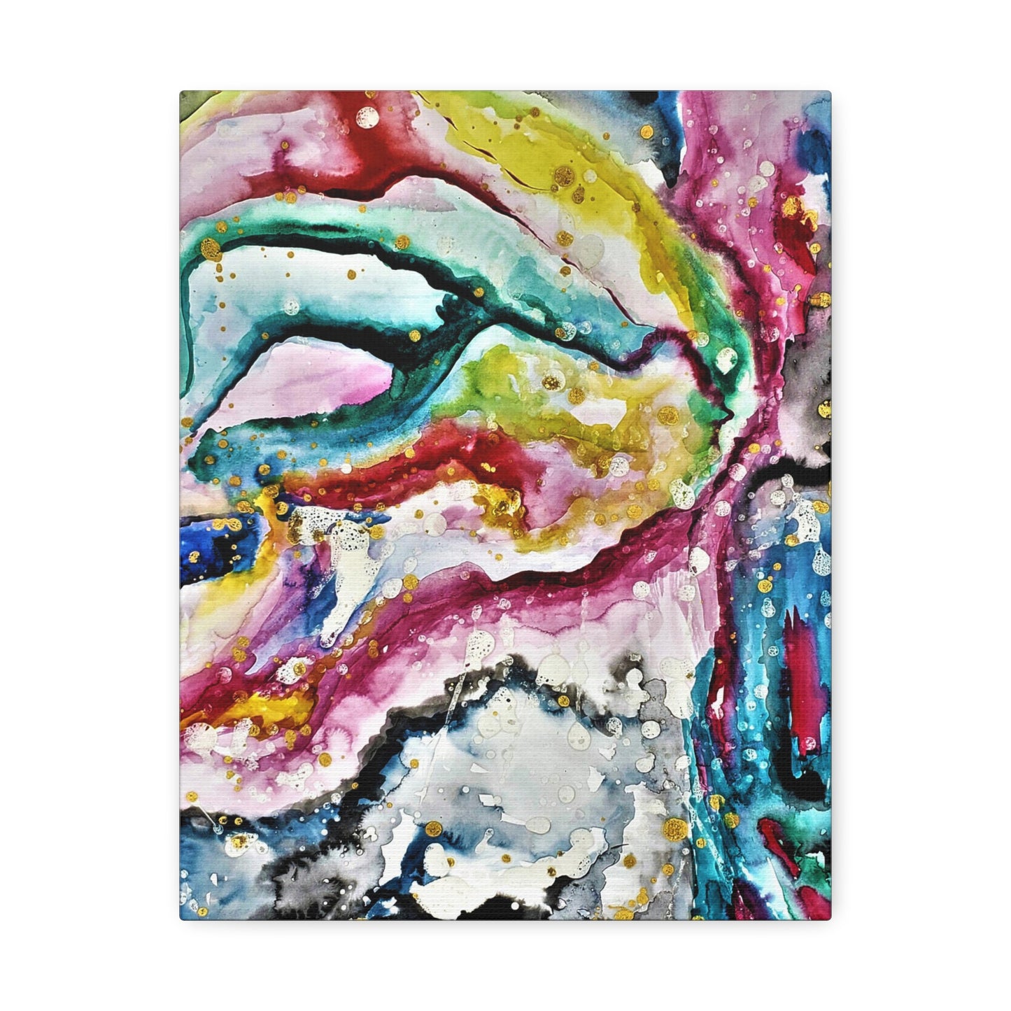 Cosmic Face Stretched Canvas