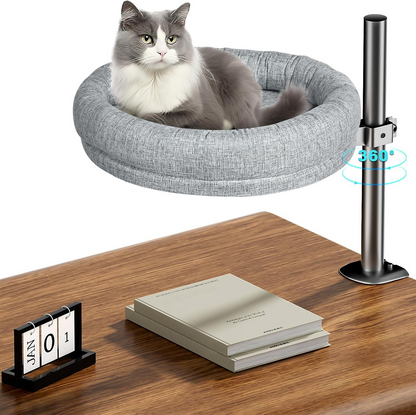 Cat Cozy Spin Bed - Gray - Pet bed