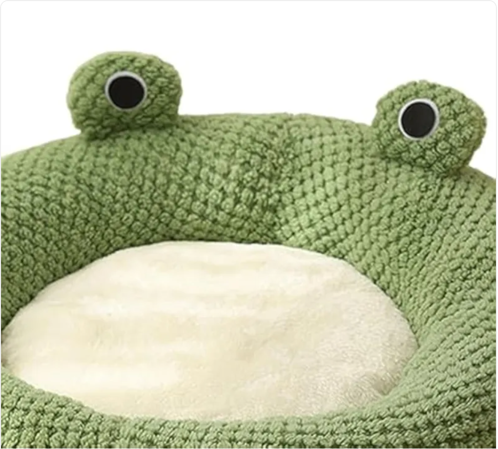 Frog-Shaped Pet Bed - - Pet bed
