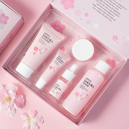 Sakura Moisturizing Face Cream Skin Care Kit - 5PC - skin care kit