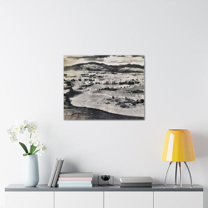 Springs at top of Jupiter Terrace Yellowstone Canvas Gallery Wraps 30″ x 24″ 1.25"