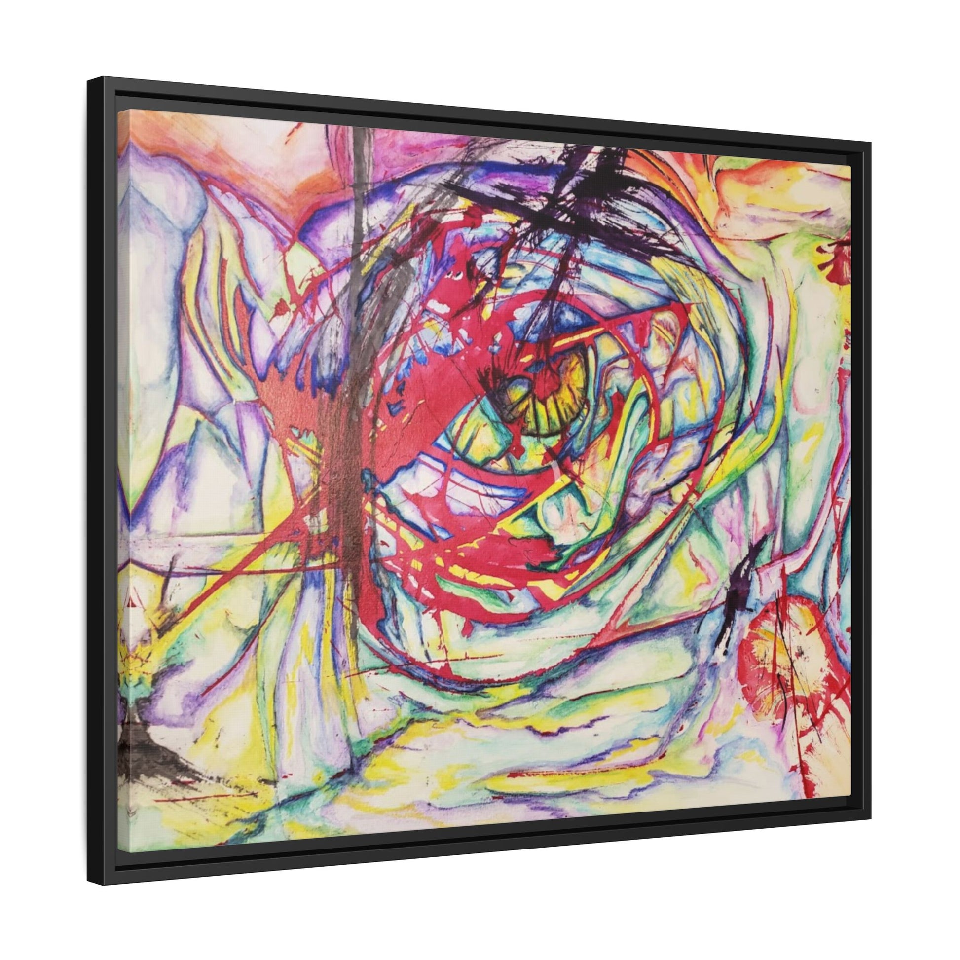 The Eye Framed Art Print - Kia Day Design