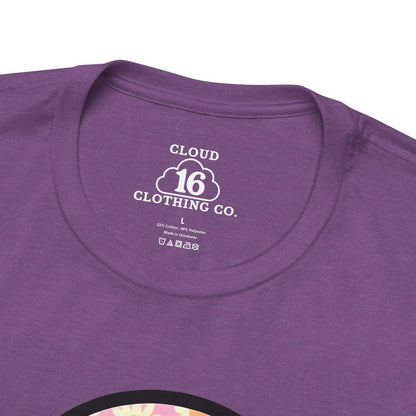 Smile Floral Womens T-Shirt - Positive Vibes Tee- Cloud 16 Clothing Co.- {{Product type}}
