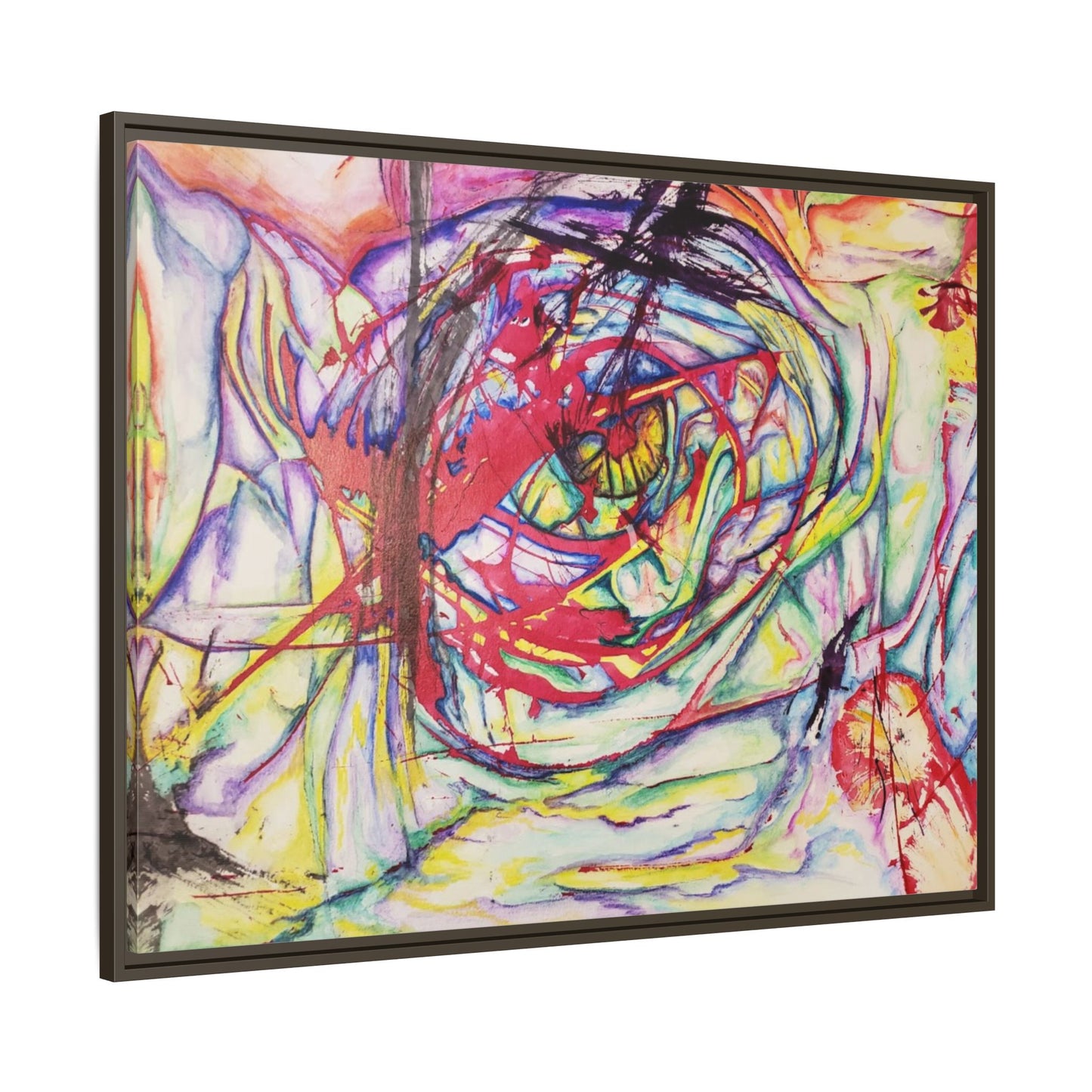The Eye Framed Art Print - Kia Day Design