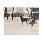 Carriage Ride Satin Canvas Stretched 14″ x 11″ (Horizontal) 1.5"
