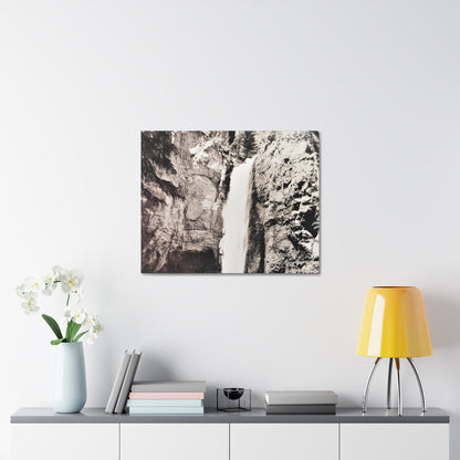 Tower Falls Yellowstone Stretched Canvas 1.5" 30″ x 24″